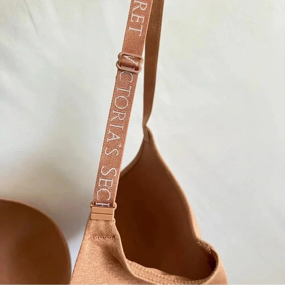 Victoria’s Secret T-shirt Push-Up Full Coverage Size 32 DD Heathered Brown - Picture 5 of 7